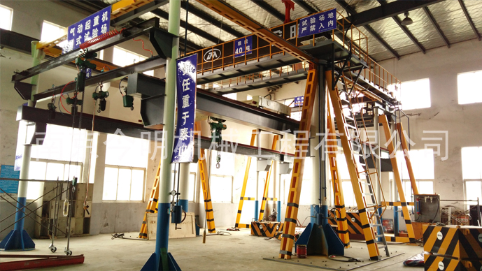 本公司型式試驗場及氣動橋式起重機正式啟用啦！